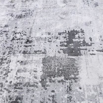 Torino Washed Linear Layered Abstract Neutral Area Rug Vintage-Style Relaxed Carpet Modern Washed Distressed Style