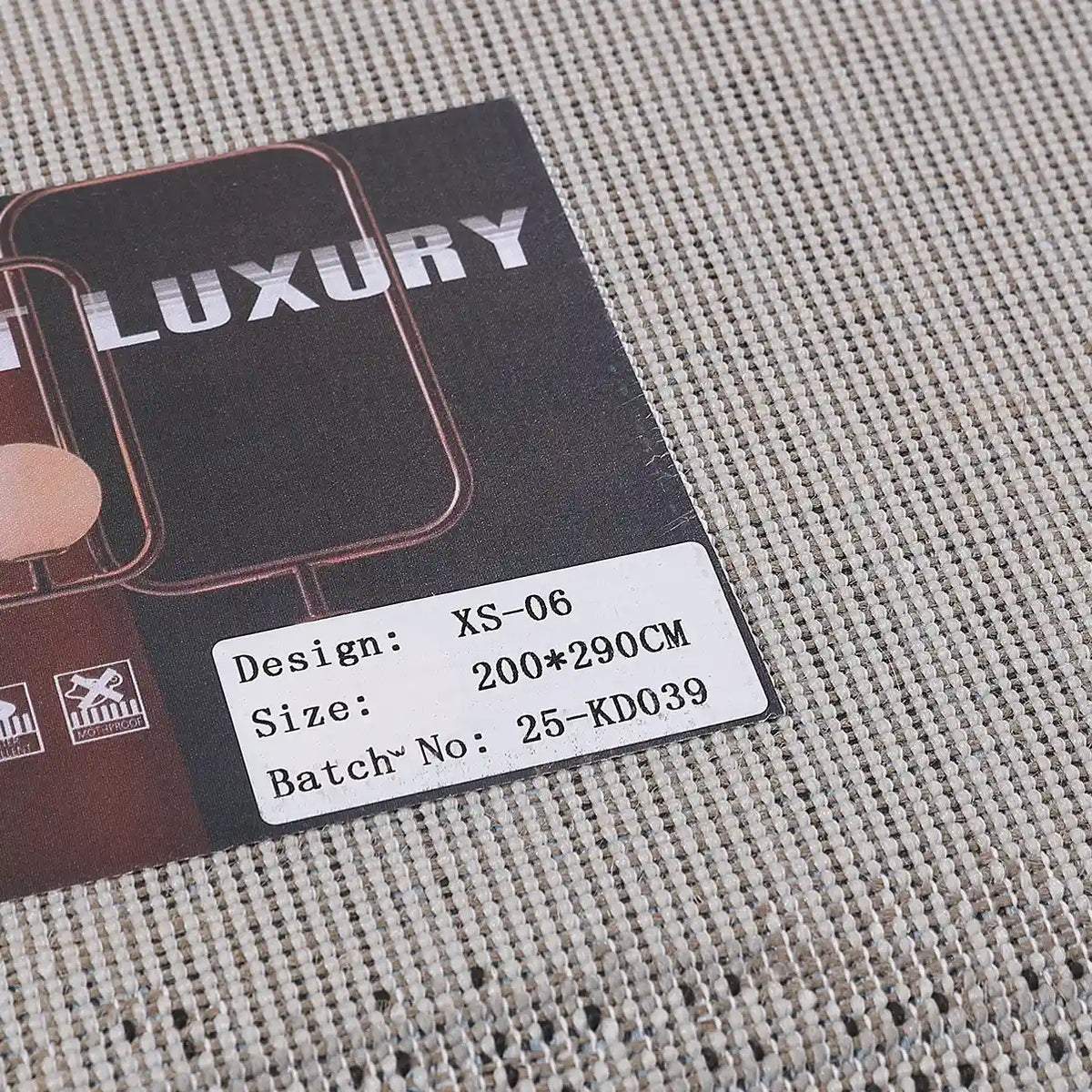 Xiangshe Textured Grid Modern Area Rug Artistic & Retro Minimalist & Rational Style Carpet