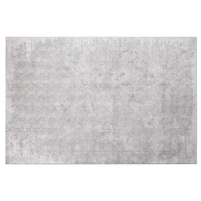 Shafei Textured Geometric Calm Interior Area Rug with 3D Herringbone Pattern & Gradient Texture Carpet