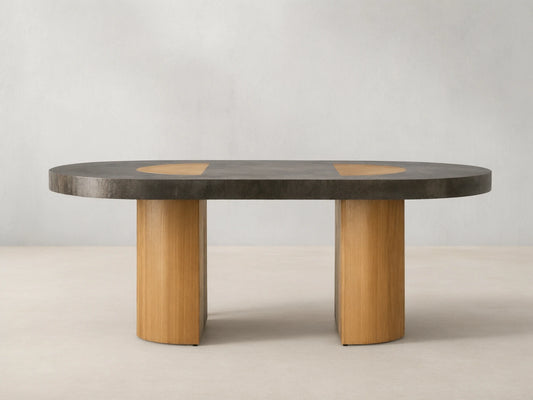 Acacius Oval Dining Table Reclaimed Yukas Wood