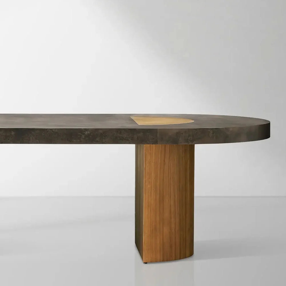Acacius Oval Dining Table Reclaimed Yukas Wood