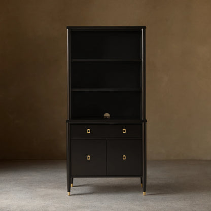 Lavenir French-Inspired Storage Hutch Modular Shelving & Cabinet
