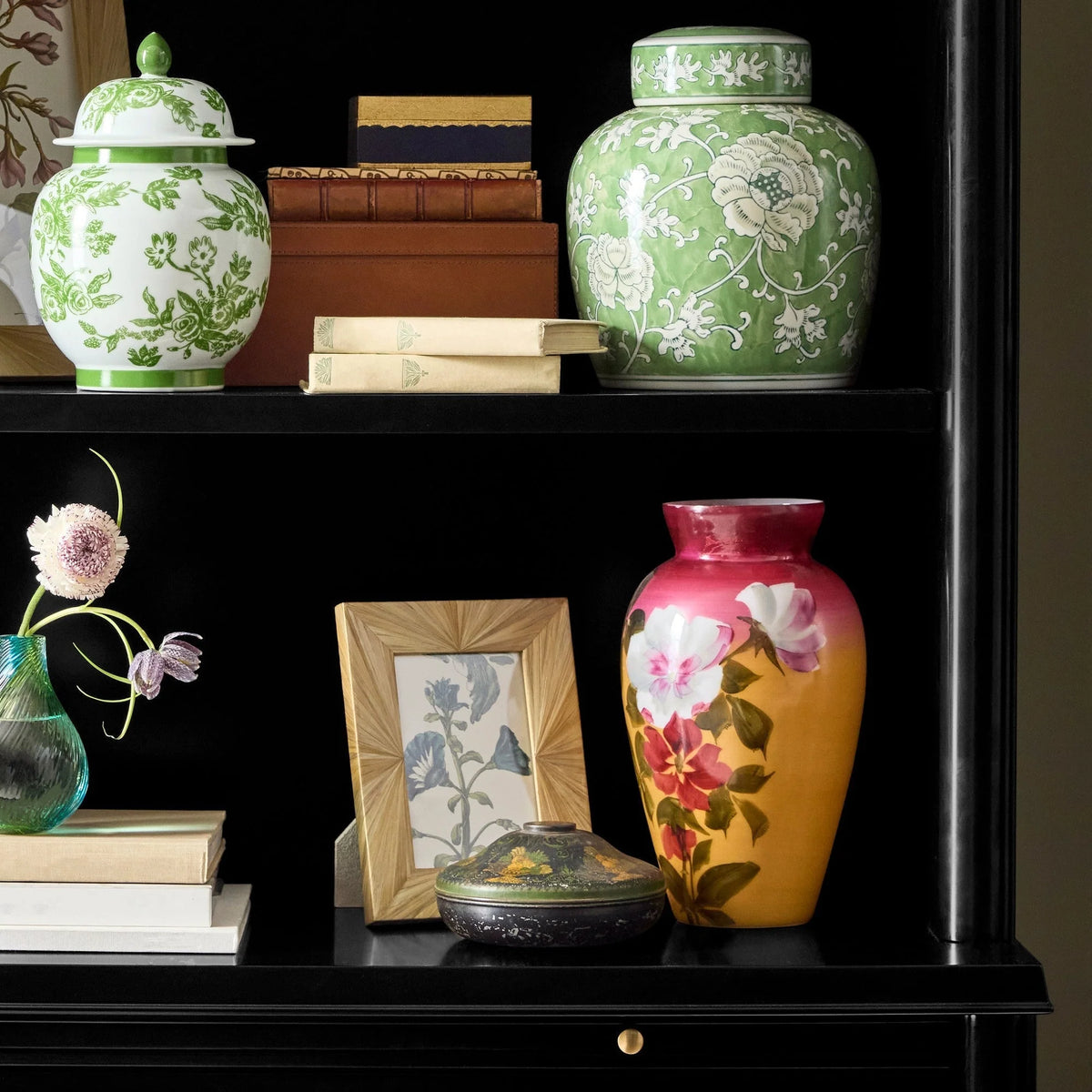 Lavenir French-Inspired Storage Hutch Modular Shelving & Cabinet