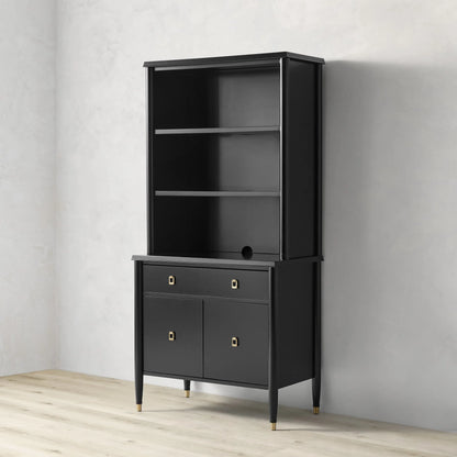 Lavenir French-Inspired Storage Hutch Modular Shelving & Cabinet