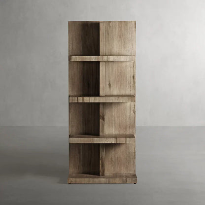 Leandro Solid Oak Wood Bookcase