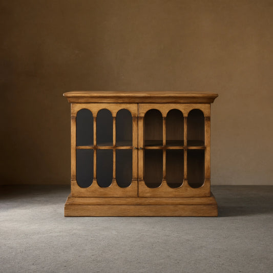 Merritt Low Dining Buffet Cabinet Solid Pine Sideboard