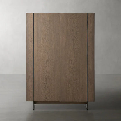 Mihaela Chestnut Wood Sideboard Buffet Storage Cabinet