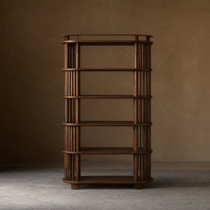 Paleta Solid Oak Wood Bookcase