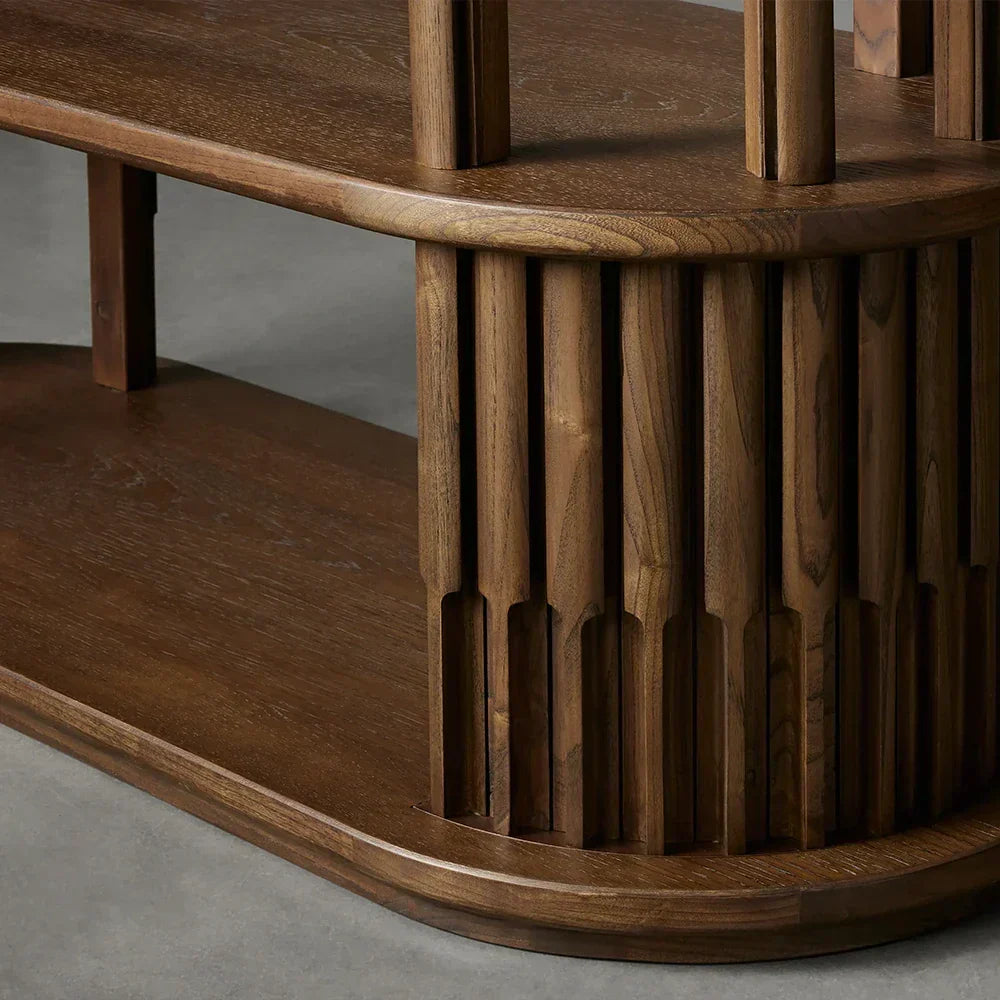 Paleta Solid Oak Wood Bookcase
