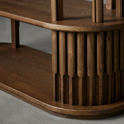 Paleta Solid Oak Wood Bookcase
