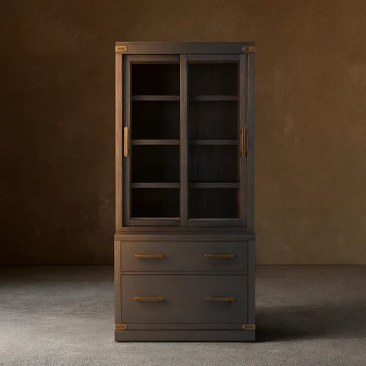 Tremont Solid Wood Modular Cabinet with Storage Cabinets Base