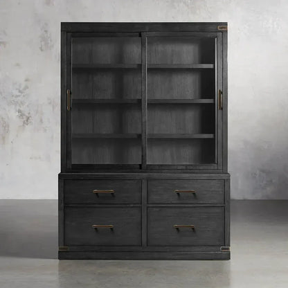 Tremont Solid Wood Modular Cabinet with Storage Cabinets Base