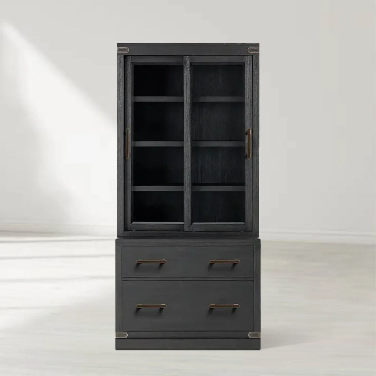 Tremont Solid Wood Modular Cabinet with Storage Cabinets Base