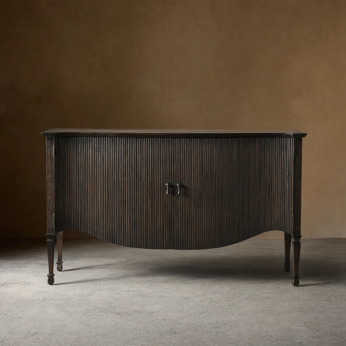 Conrad Solid Teak Sideboard Wood Vintage Storage Cabinets
