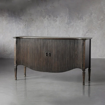 Conrad Solid Teak Sideboard Wood Vintage Storage Cabinets