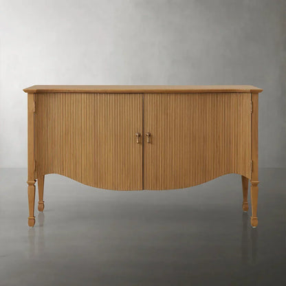 Conrad Solid Teak Sideboard Wood Vintage Storage Cabinets