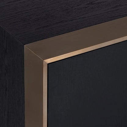 Dolton Modern Wood Sideboard Steel Frame Buffet Cabinets