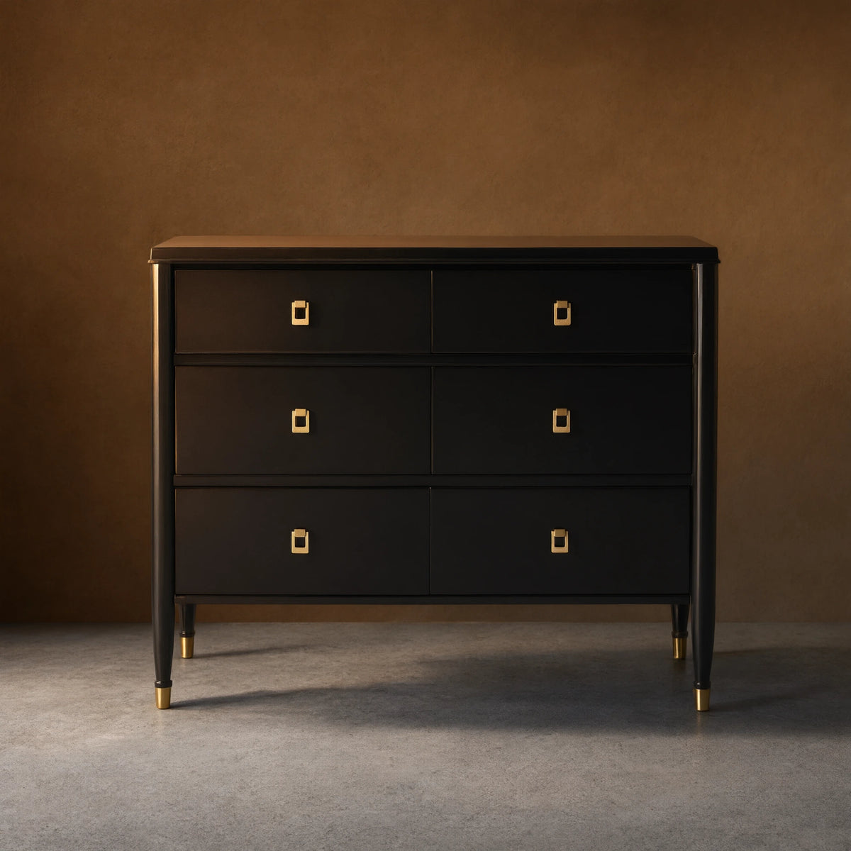 Lavenir French 6-Drawer Chest Dressers Wood Storage Cabinet