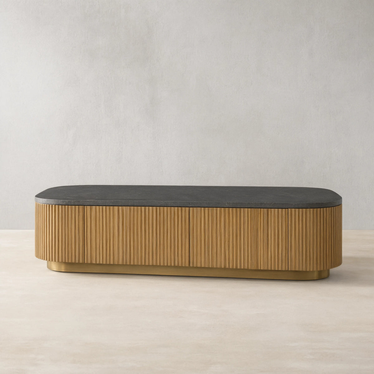 Finnley Storage Coffee Table Stone Top Sofa Center Tea Table With Drawer