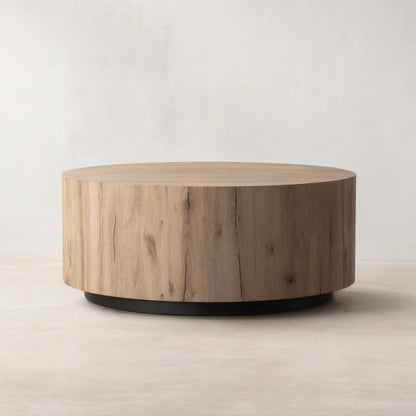 Sullivan Wood Round Coffee Table Oak Sofa Center Tea Table
