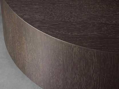 Sullivan Wood Round Coffee Table Oak Sofa Center Tea Table
