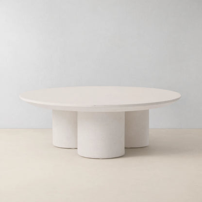 Cascade Outdoor Concrete Coffee Table Durable Sofa Center Tea Table