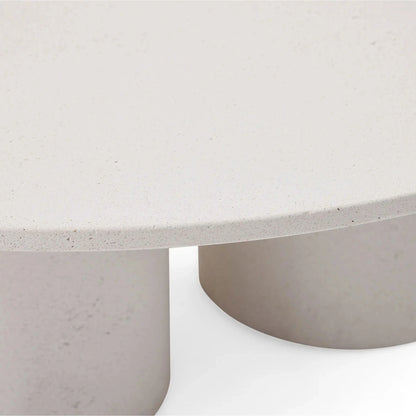Cascade Outdoor Concrete Coffee Table Durable Sofa Center Tea Table