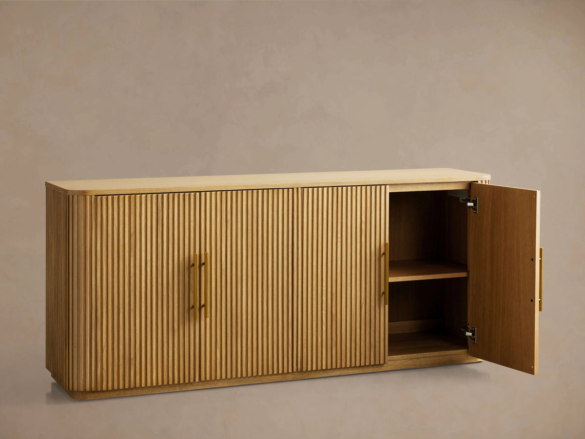 Finnley Wood Sideboard Modern Dining Room Buffet Storage Cabinet