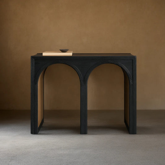 Hattie Oak Entrance Console Table Country Entryway Table