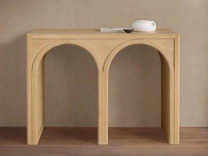 Hattie Oak Entrance Console Table Country Entryway Table