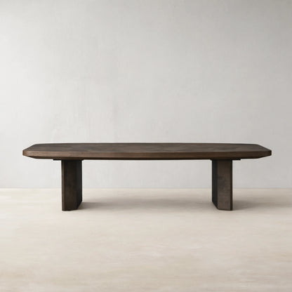 Pola Wood Coffee Table Wabi-Sabi Living Room Center Tea Table