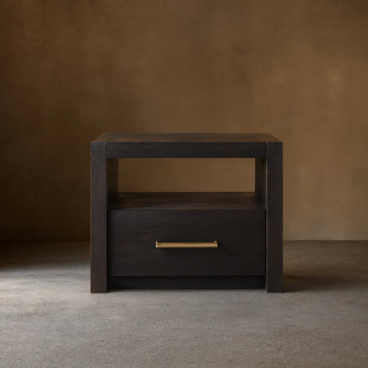 Palmer Storage Nightstand Wood Bedside Table Parsons Night side Cabinet With Drawer