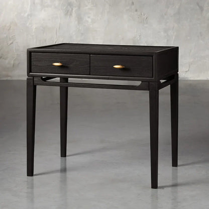 Brock Nightstand Mid-Century Modern Bedside Table Ash Night Side Storage Cabinet
