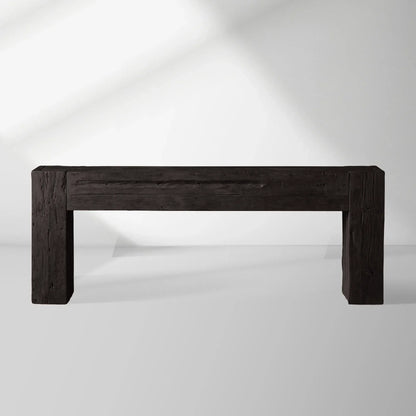 Ubud Wood Entrance Console Table Reclaimed Teak Sidewalk Table