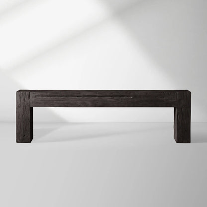 Ubud Wood Entrance Console Table Reclaimed Teak Sidewalk Table