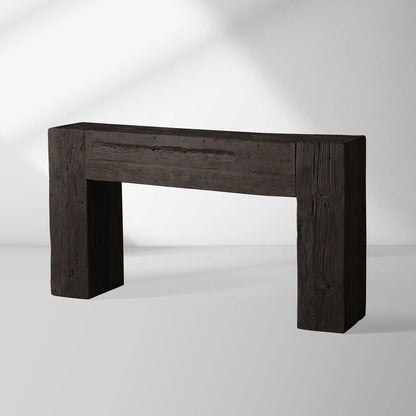 Ubud Wood Entrance Console Table Reclaimed Teak Sidewalk Table