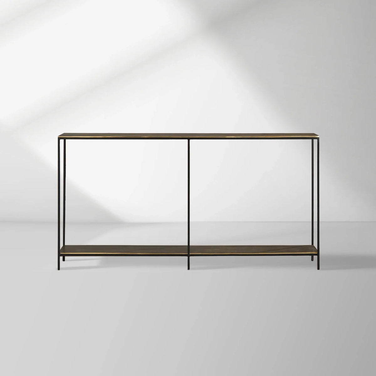 Kavali Console Table Solid Iron Frame Entrance Side Table