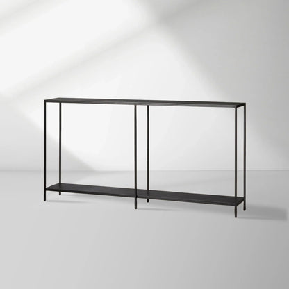 Kavali Console Table Solid Iron Frame Entrance Side Table