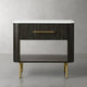 EBONY / WHITE MARBLE / 26"