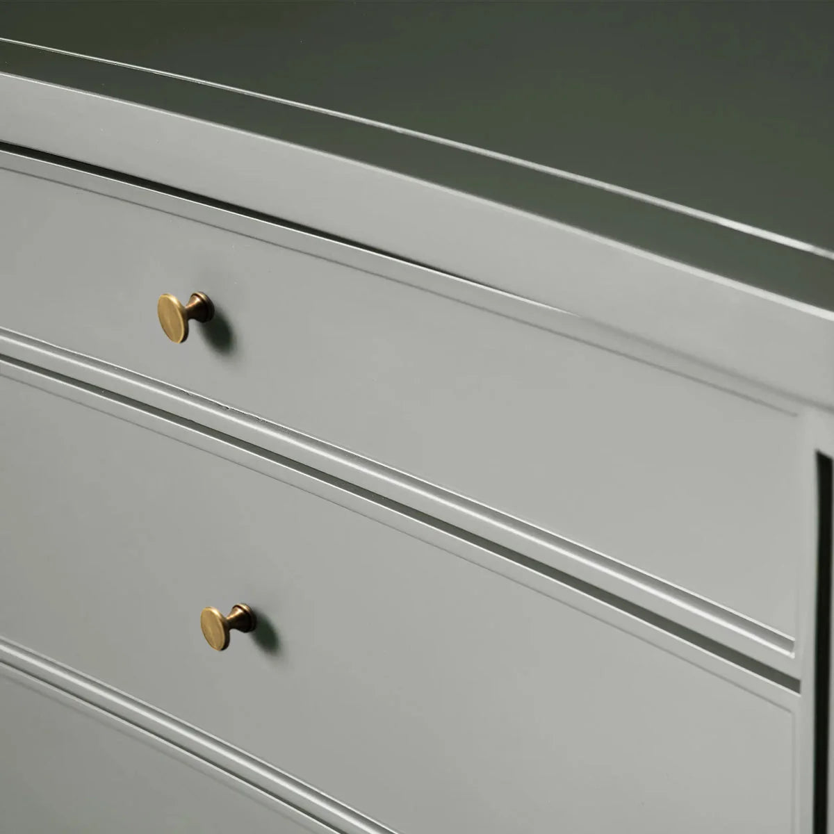 Henley Nightstand Solid Mahogany Nightside Tables With Three Drawers