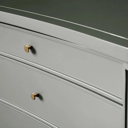 Henley Nightstand Solid Mahogany Nightside Tables With Three Drawers