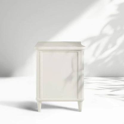 Henley Nightstand Solid Mahogany Nightside Tables With Three Drawers