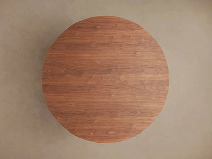 Caden Black Marquina Stone Top Dining Table American Walnut Wood Base