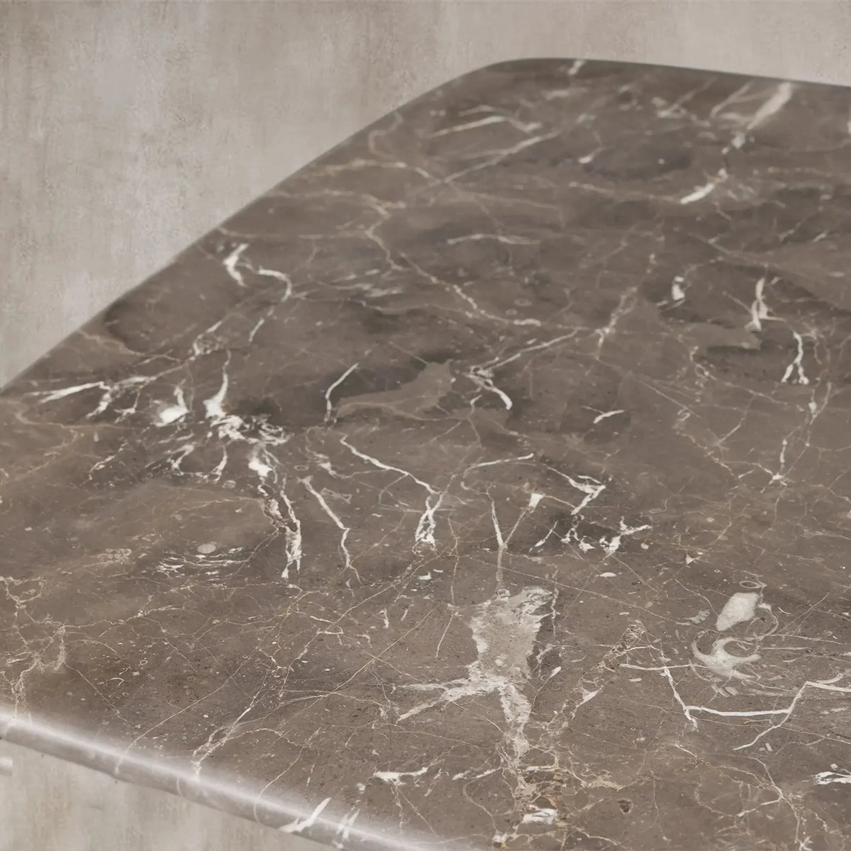 San Germani 72" Stone Coffee Table with Dauphine Metal Base