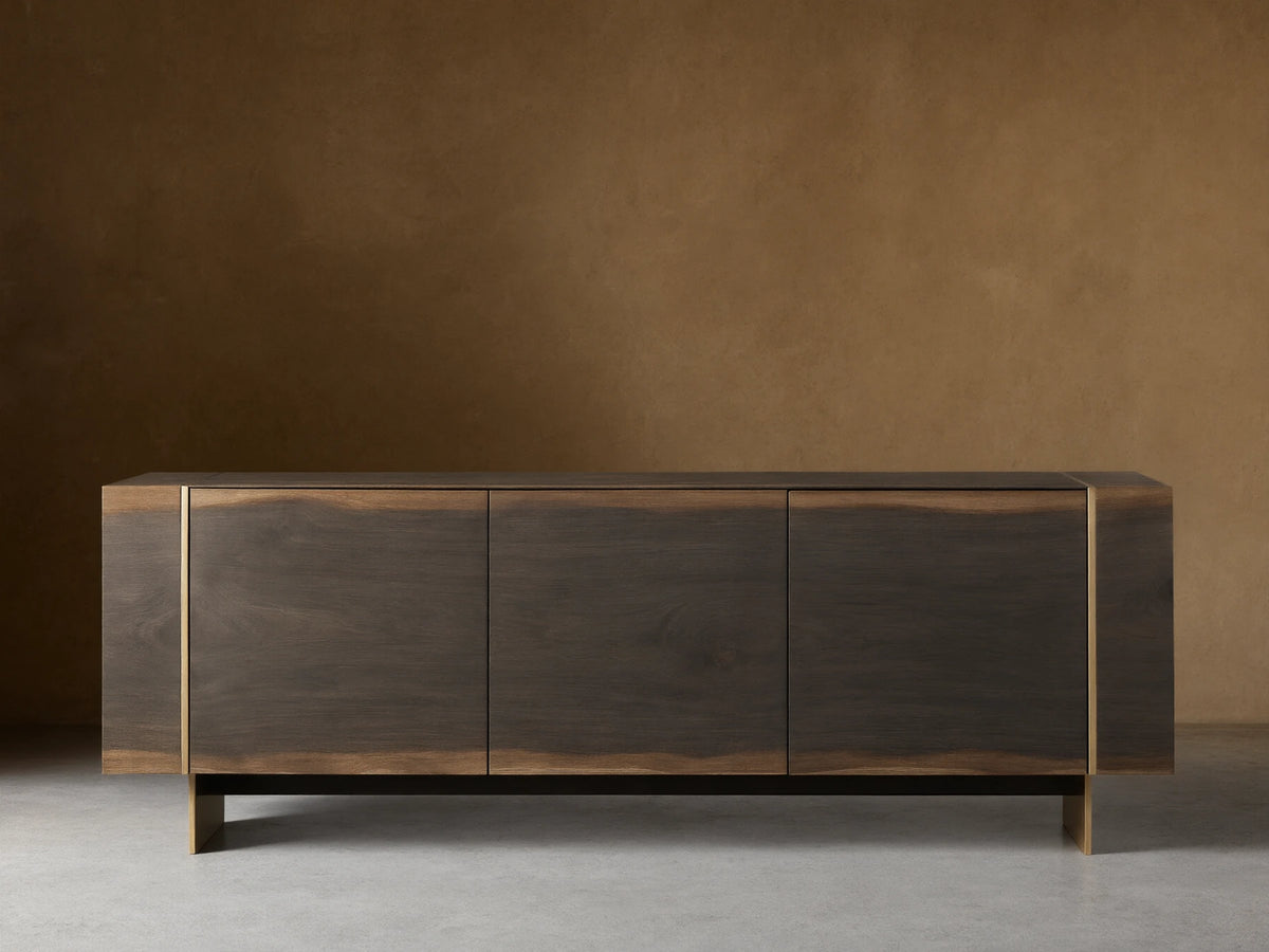 Mihaela Oak Media Console Wood Entertainment Centers Cabinet Retro TV Stands