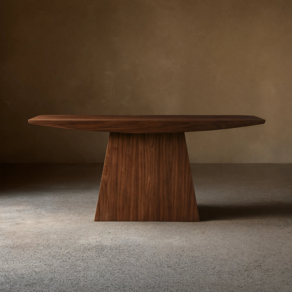 Ilaria Walnut Wood Entryway Console Table Elegant Hallway Entrance Table