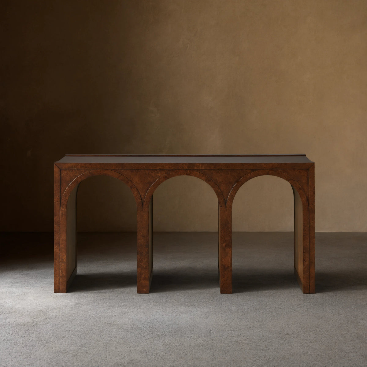 Hattie Wood Console Entryway Table Arch Design Hallway Entrance Table