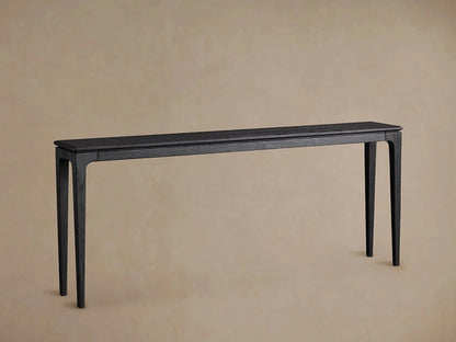 Park Ash Wood Entryway Console Table Black Hallway Entrance Table