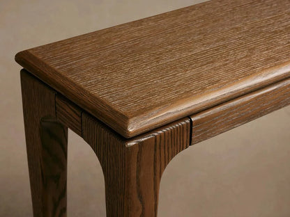 Park Ash Wood Entryway Console Table Black Hallway Entrance Table