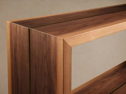 Mihaela Solid Wood Entrance Console Table Hand-Finished Hallway Entryway Table